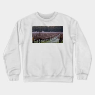 Frosty in the Vines - Adelaide Hills - Fleurieu Peninsula by South Australian artist Avril Thomas Crewneck Sweatshirt